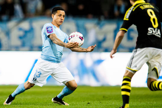 Malmö FFs Victor Yoshimar Yotun Flores