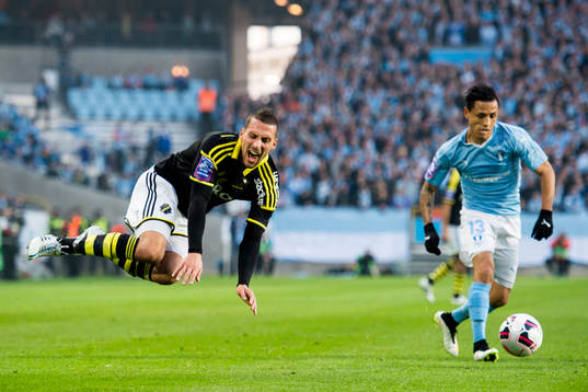 s Panajotis Dimitriadis och Malmö FFs Victor Yoshimar