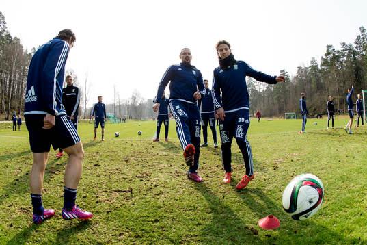 Heath Pearce och Lasse Vibe