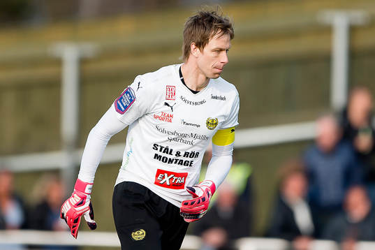 Mjällbys målvakt Mattias Asper