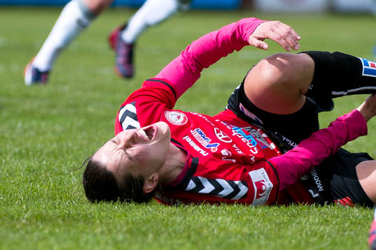 Kristianstads Johanna Rasmussen skadades