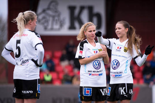 Umeås Hanna Glas, Tuija Hyyrynen och Johanna Nyman