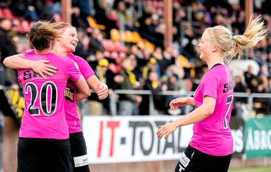 Göteborgs Manon Melis, Sara Linden och Adelina Engman