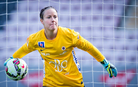 Örebros målvakt Carola Söberg