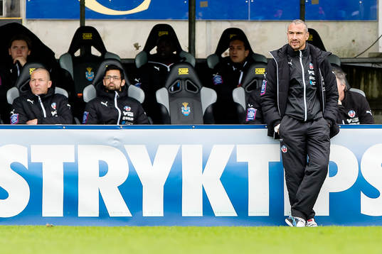 Helsingborgs manager Henrik Larsson