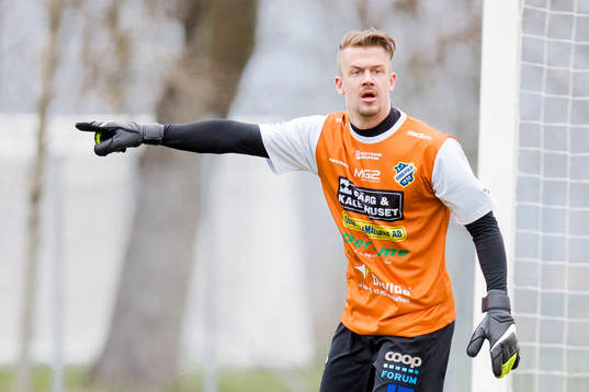 Oddevolds målvakt  Erik Dahlin