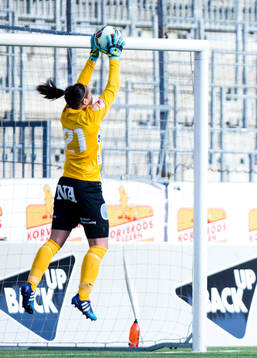 Örebros målvakt Carola Söberg
