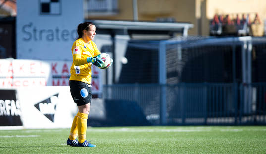 Örebros målvakt Carola Söberg