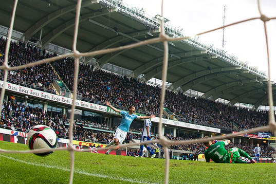 Malmö FFs Markus Rosenberg jublar