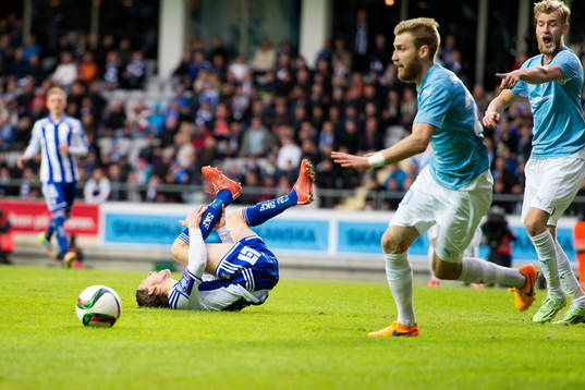 IFK Göteborgs Lasse Vibe ligger skadad