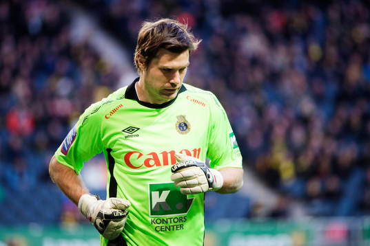 Gefles målvakt Emil Hedvall
