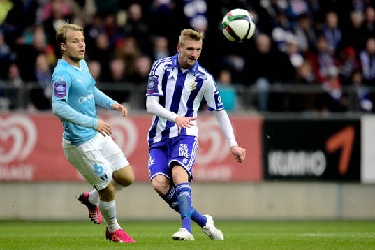Malmö FFs Oscar Lewicki och IFK Göteborgs Sebastian