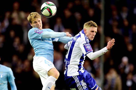 Malmö FFs Oscar Lewicki och IFK Göteborgs Sören Rieks