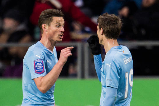 Malmö FFs Markus Rosenberg i ordväxling med Magnus Wolff