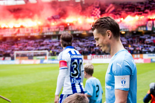 Malmö FFs Markus Rosenberg gör entré