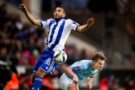 IFK Göteborgs Haitam Aleesami och Malmö FFs Markus