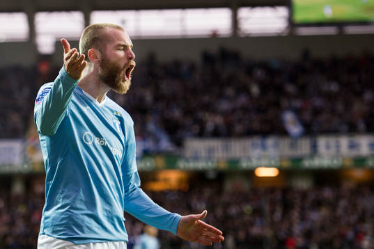 Malmö FFs Jo Inge Berget deppar