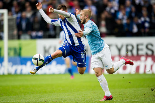 Malmö FFs Anton Tinnerholm och IFK Göteborgs Jakob