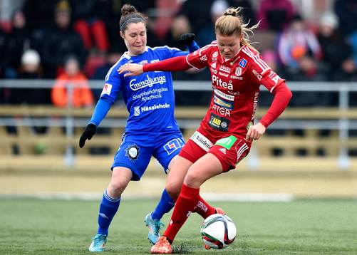 s Jane Ross och Piteå:s Nina Jakobsson