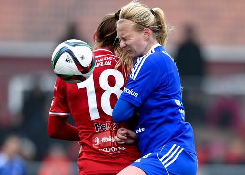 s Nina Jakobsson och Vittsjö:s Alexandra Benediktsson