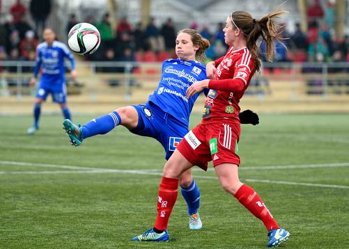 s Johanna Andersson och Piteå:s Pauline Hammarlund