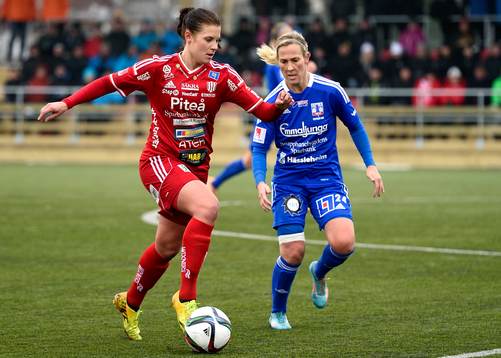 s Hanna Pettersson och Vittsjö:s Kristy Yallop