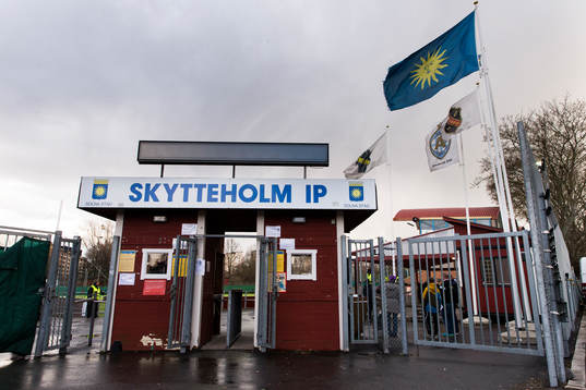 Entrén till Skytteholm IP