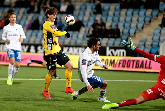 Elfsborgs Arber Zeneli och Christopher Nilsson Telo