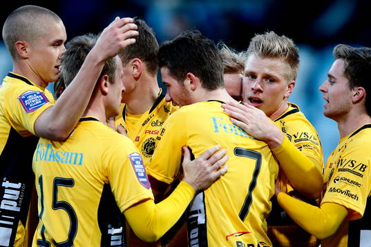 Elfsborgs spelare jublar