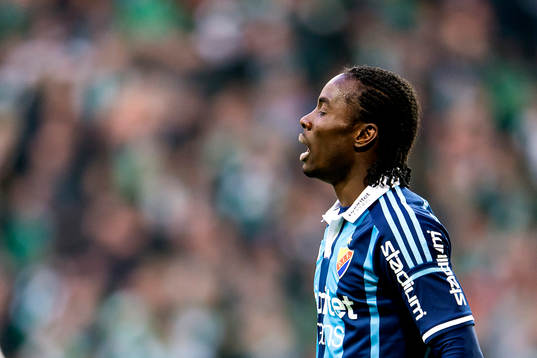 Djurgårdens Sam Johnson deppar