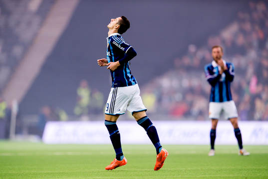 Djurgårdens Haris Radetinac deppar