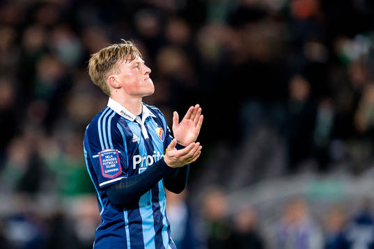 Djurgårdens Emil Bergström deppar