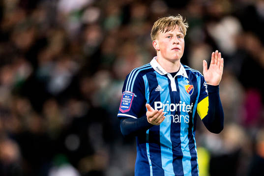 Djurgårdens Emil Bergström deppar