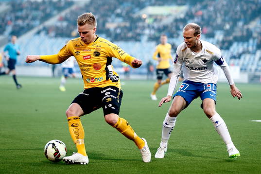 Elfsborgs Per Frick och Norrköpings Andreas Johansson