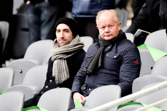Norges förbundskapten Per-Mathias Högmo på läktaren