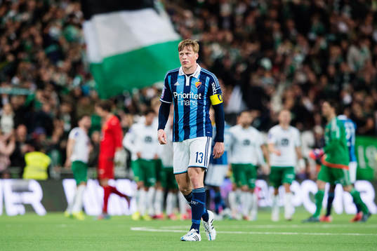 Djurgårdens Emil Bergström deppar
