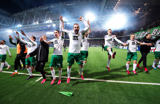 Hammarbys Kennedy Bakircioglu jublar