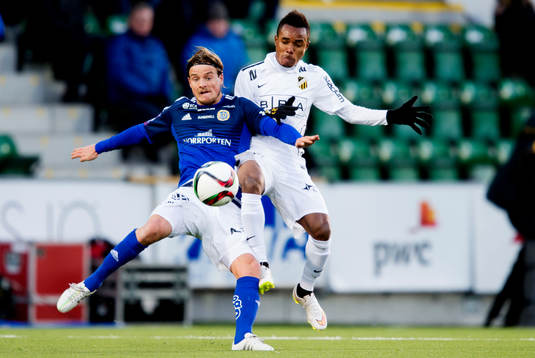 Sundsvalls Eric Larsson och Häckens Nasiru Mohammed