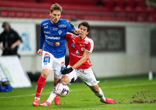 Åtvidabergs Martin Christensen och Kalmars Romário
