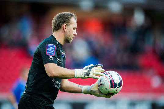 Åtvidabergs målvakt Henrik Gustavsson