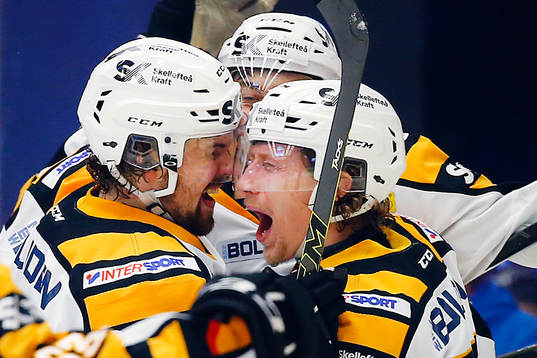 Skellefteås spelare jublar