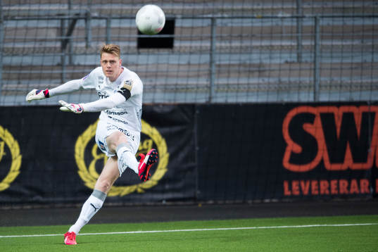 Halmstads målvakt Malcom Nilsson