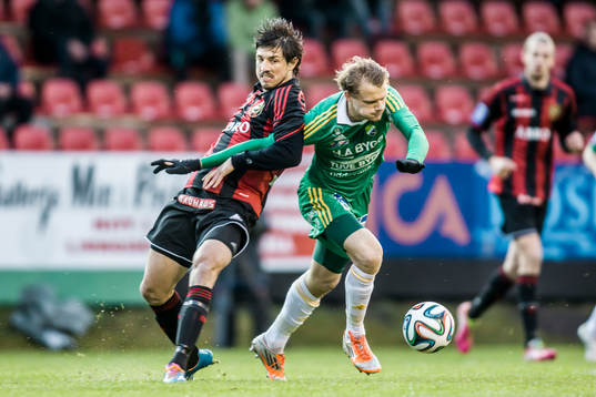 Ljungskiles Jakob Olsson före Brommapojkarnas Gabriel