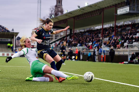 Hammarbys Petronella Ekroth och Rosengårds Ramona Bachmann