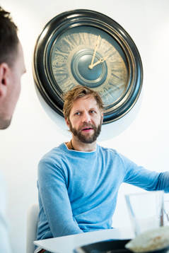 Hemma hos ishockeyspelaren Tomi Kallio