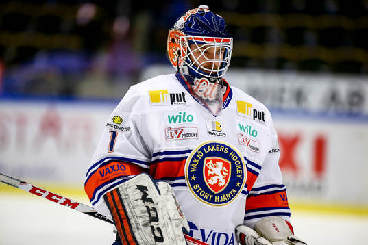 Växjös målvakt Thomas Lillie