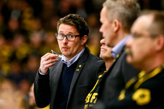Skellefteås assisterande tränare Stefan Klockare