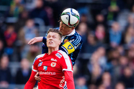 Kalmars Viktor Elm och Djurgårdens Emil Bergström