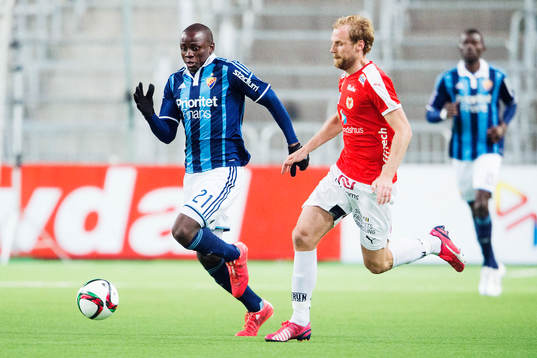 Djurgårdens Nyasha Mushekwioch Kalmars Markus