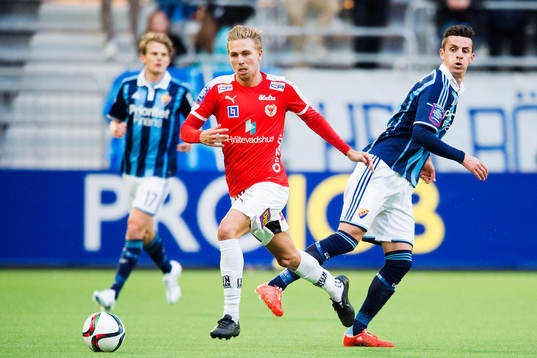 Kalmars Jonathan Ring och Djurgårdens Haris Radetinac